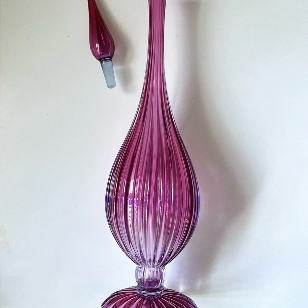 Rare Alfredo Barbini Murano Genie Bottle Decanter - Picture 2 of 8
